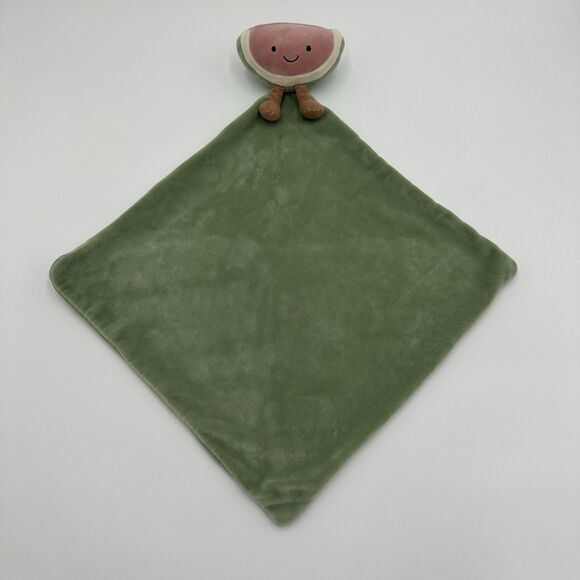 Jellycat Amuseable Watermelon Melon Baby Soother Lovey Blanket Soft Plush - Picture 2 of 10
